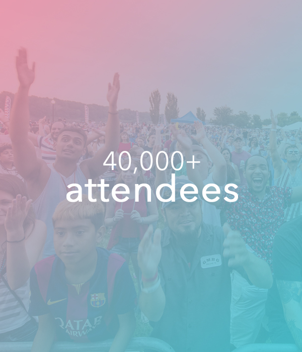 40,000+ Attendees
