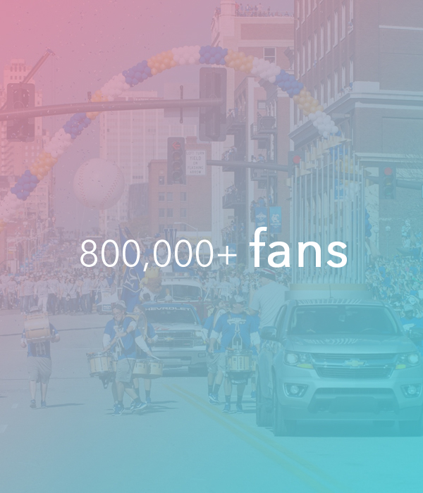 800,000+ Fans